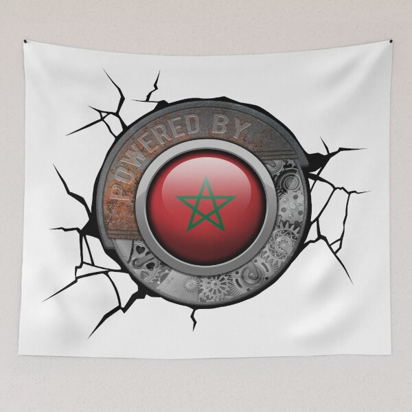 Item preview, Morocco Steampunk Engine Powered By Moroccan National Pride designed and sold by onicon.