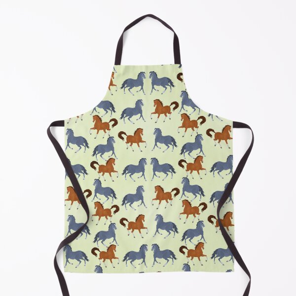 Item preview, Horses On Yellow Pattern designed and sold by CheekyChicChic.