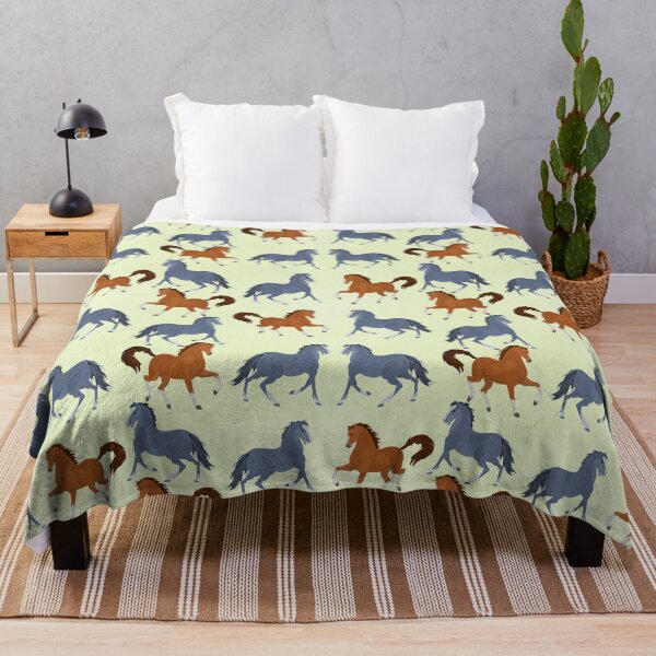 Item preview, Horses On Yellow Pattern designed and sold by CheekyChicChic.