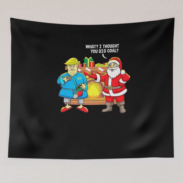 Item preview, Anti Trump Santa Christmas Love  Funny Quotes Sayings Gift designed and sold by DejonLarson.