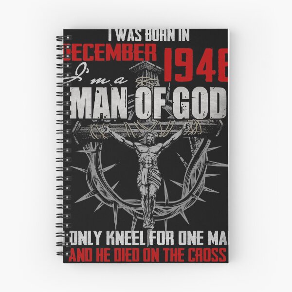 Item preview, 1946_DECEMBER GUY I'M A MAN OF GOD I ONLY KNEEL FOR ONE MAN AND HE DIED ON THE CROSS designed and sold by TexansLeather.