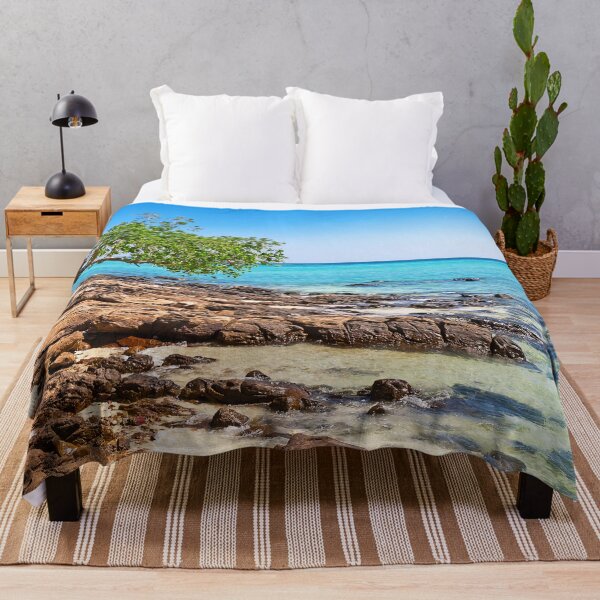 Item preview, Tropical Beach Landscape With Blue Sky View designed and sold by JTS STORE.