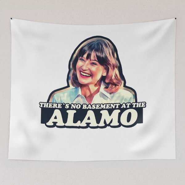Item preview, Funny Gift For Jan Hooks - There’S No Basement At The Alamo - Pee Wee’S Big Adventure Jambi Shirt 80 designed and sold by WarrenWalsh4104.