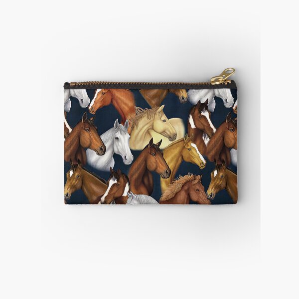 Item preview, Horses On Blue Pattern designed and sold by CheekyChicChic.