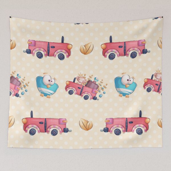 Item preview, Farm Tractor, Kids ,Bird, dog designed and sold by RED FIR.