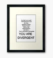 geek Framed Print