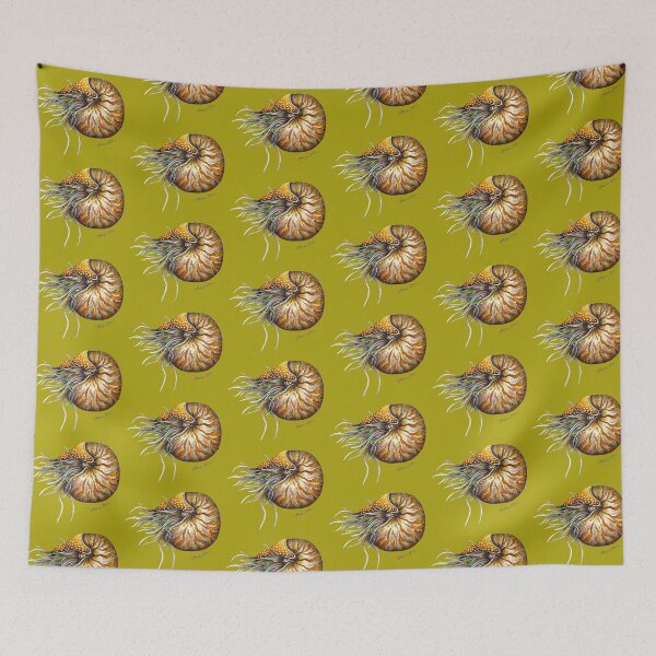 Item preview, Nautilus (lime green) designed and sold by artofealain.