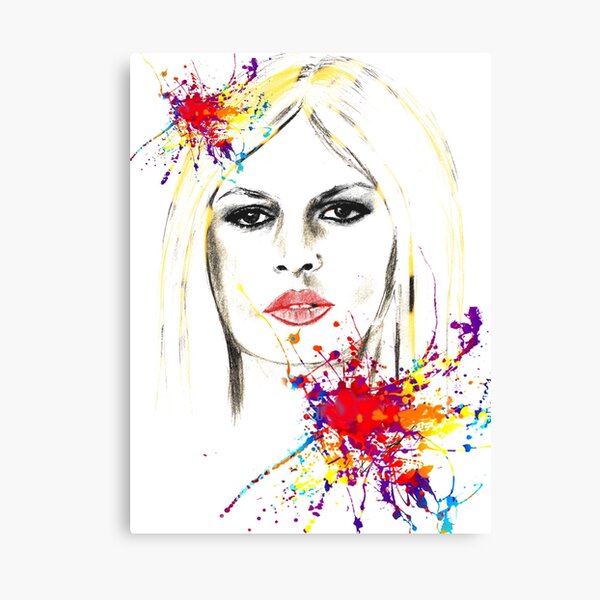 brigitte Impression sur toile