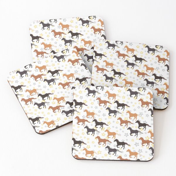 Item preview, Stars Horses Pattern designed and sold by CheekyChicChic.