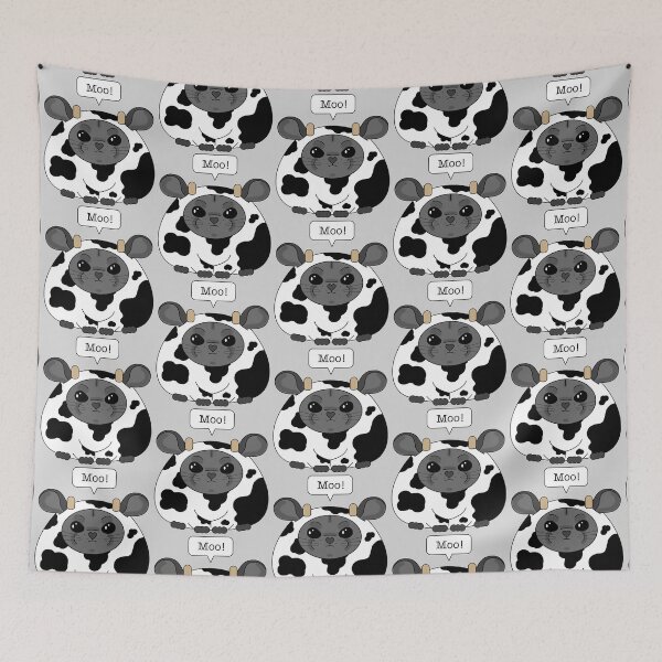 Item preview, Fluffy Moo designed and sold by MoonlightGems.