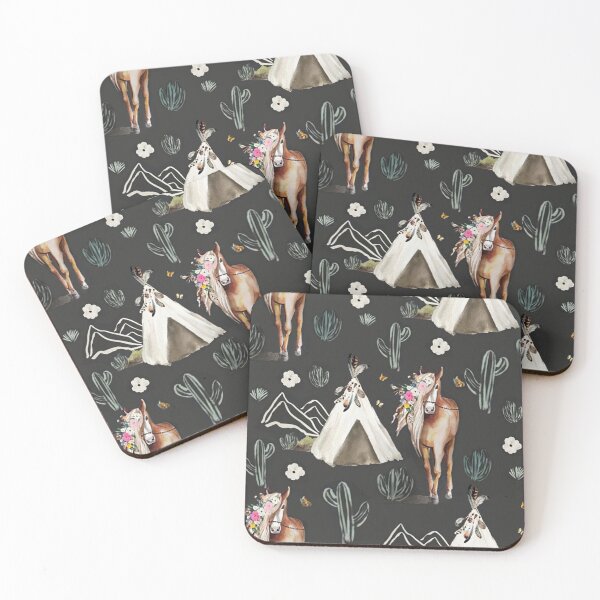 Item preview, Teepee Horse Pattern designed and sold by CheekyChicChic.
