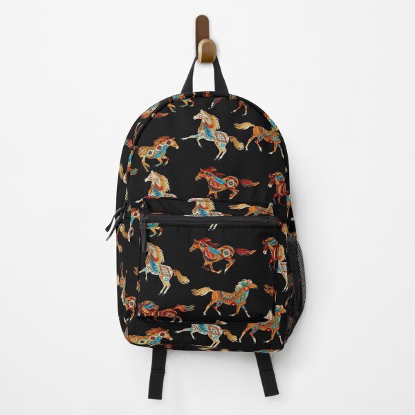 Item preview, Tribal Horse On Black Pattern designed and sold by CheekyChicChic.