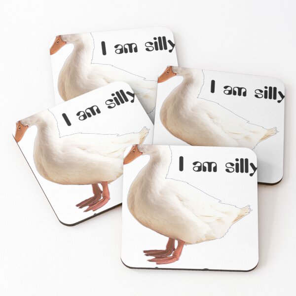 Item preview, Cute Duck I Am Silly But I Am Free  designed and sold by loopneck69.