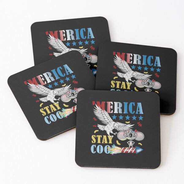 Item preview, Merica Funny Eagle and Mouse on Fireworks Stay Cool  designed and sold by duongthachth.