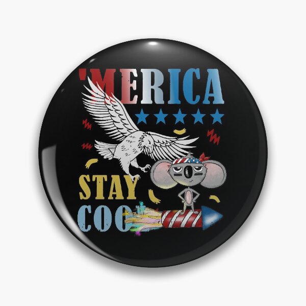Item preview, Merica Funny Eagle and Mouse on Fireworks Stay Cool  designed and sold by duongthachth.