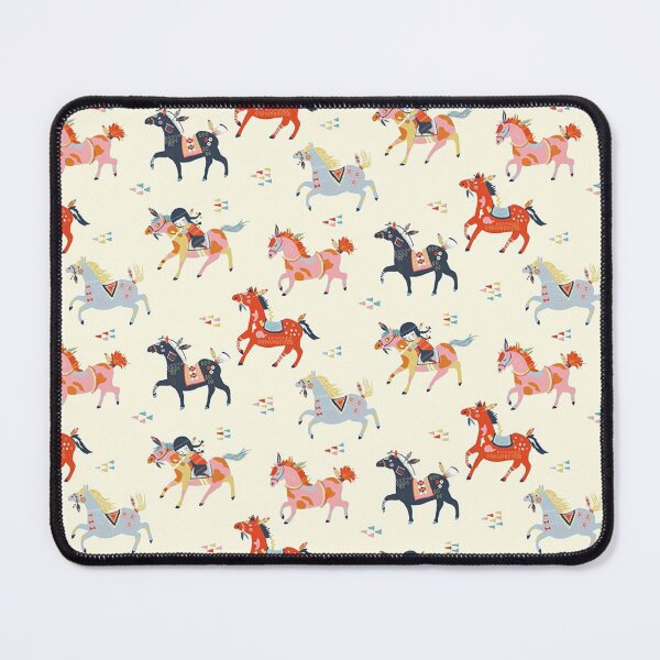 Item preview, Tribal Horses Pattern designed and sold by CheekyChicChic.