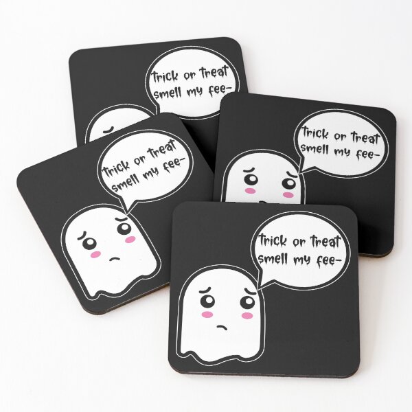 Item preview, Trick Or Treat Smell My Feet, Sad Face Ghost Graphic designed and sold by GO SHIRT-TEE.