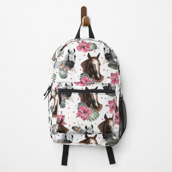Item preview, Tropical Floral Horse Pattern designed and sold by CheekyChicChic.