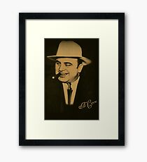 ˜` AL CAPONE˜`TEE SHIRTS,PILLOWS,TOTE BAG,JOURNAL,VARIOUS APPAREL Framed Print