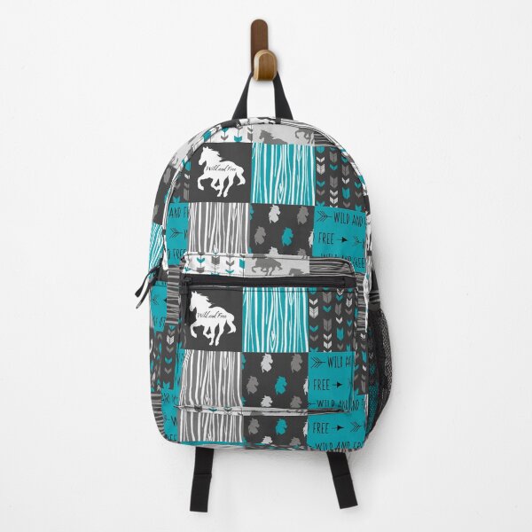Item preview, Wild And Free Horse Pattern Blue designed and sold by CheekyChicChic.