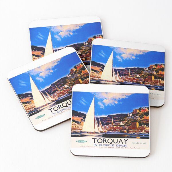 Item preview, Vintage British Railways travel poster of Torquay, Devon designed and sold by Random Railways.