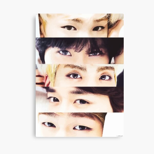 Shinee - Eyes Canvas Print
