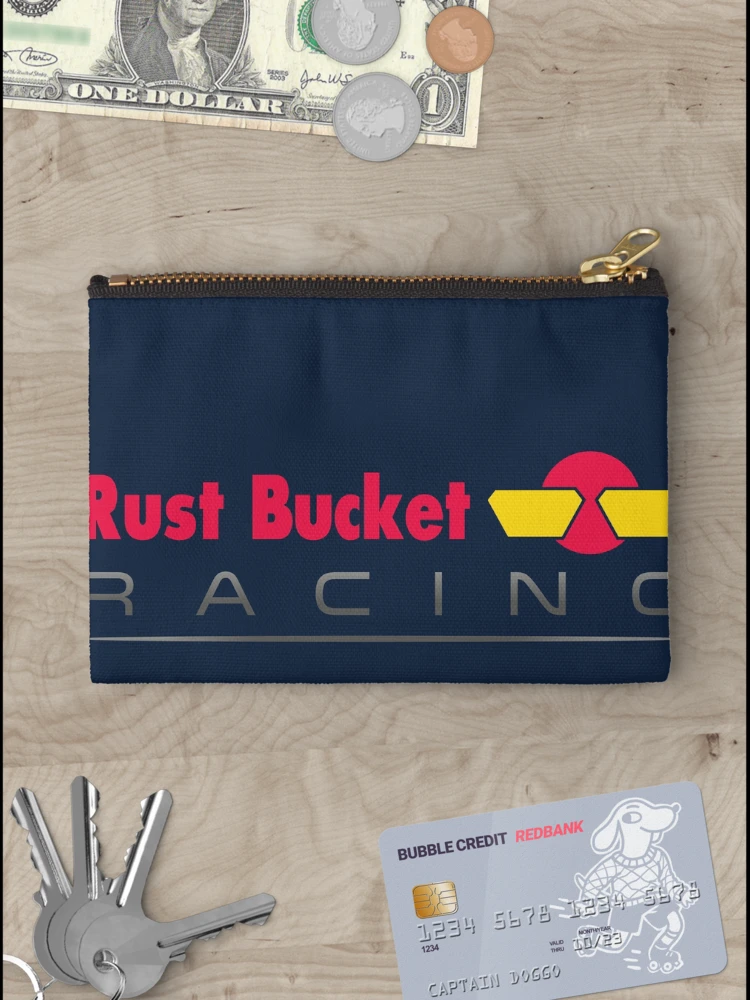 Thumbnail 3 of 4, Zipper Pouch, Rust Bucket Racing designed and sold by robnoble.