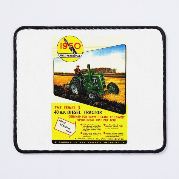 Item preview, Vintage Field Marshall tractor advert designed and sold by Random Railways.