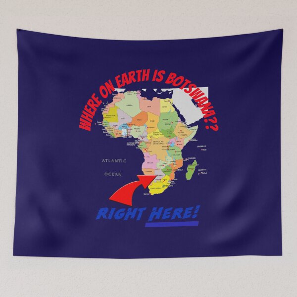 Item preview, Where on Earth is Botswana? designed and sold by Dumelang.