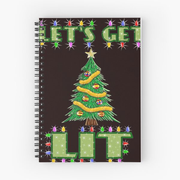 Item preview, Lets Get Lit Christmas Drinking Dirty Adult Pajama designed and sold by LucilleRigg.