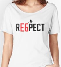 RE6PECT Shirt - Black Text Loose Fit T-Shirt