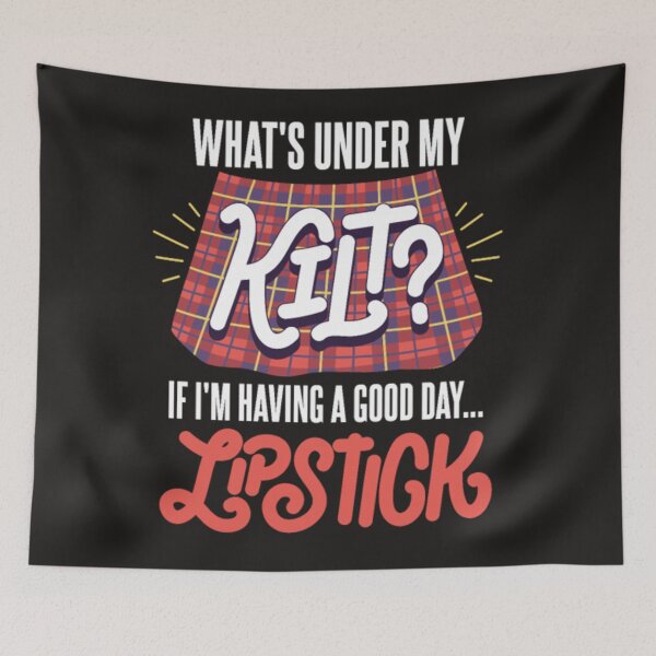 Item preview, Under my kilt having lipstick designed and sold by Themngocbao.