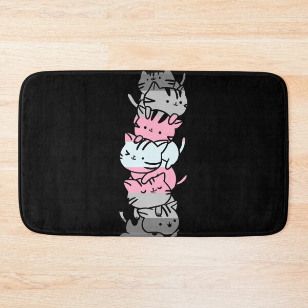 Item preview, Kawaii Cat Pile Demigirl Pride  designed and sold by Wayneiel540.