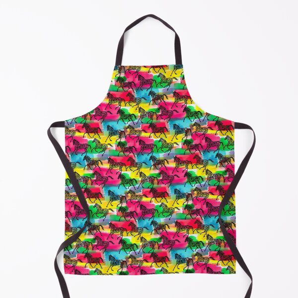 Item preview, Colorful Color Strokes Horse Pattern designed and sold by CheekyChicChic.