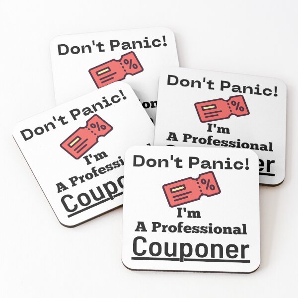 Item preview, Don't Panic! I'm A Professional Couponer Funny T-shirt men gift women gift designed and sold by InnovantDesigns.