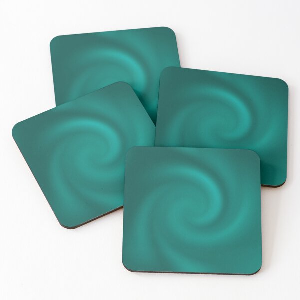 Item preview, Green, turquoise spiral pattern.  designed and sold by marinaklykva.