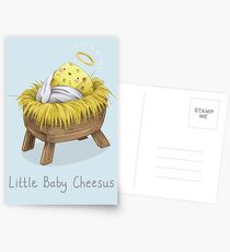 Little Baby Cheesus Postcards