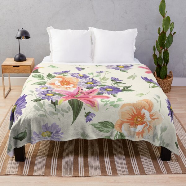 Item preview, Floral Dream. Aster, Rose And Lilium Flowers designed and sold by danikaVT.