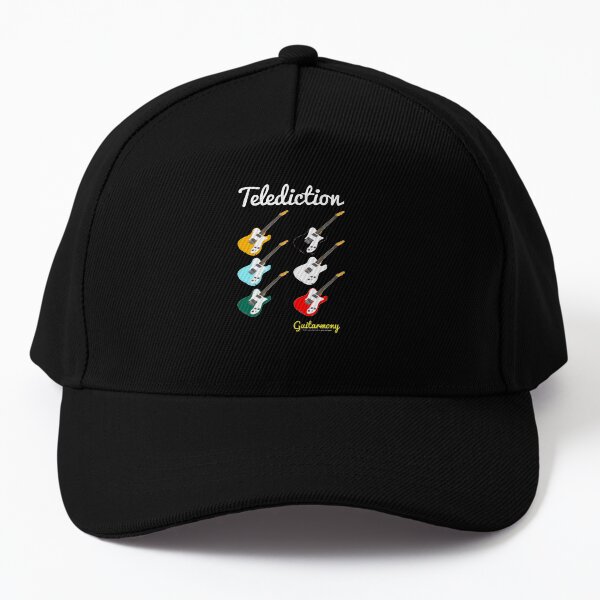 Telediction (White Text) Baseball Cap