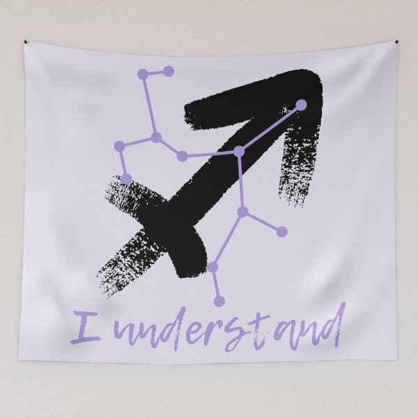 Item preview, Sagittarius Zodiac Affirmation designed and sold by mooneko.