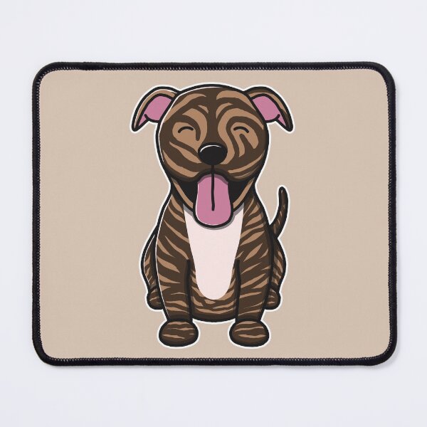 Item preview, Cute Brindle Pitbull designed and sold by Luan Huynh.
