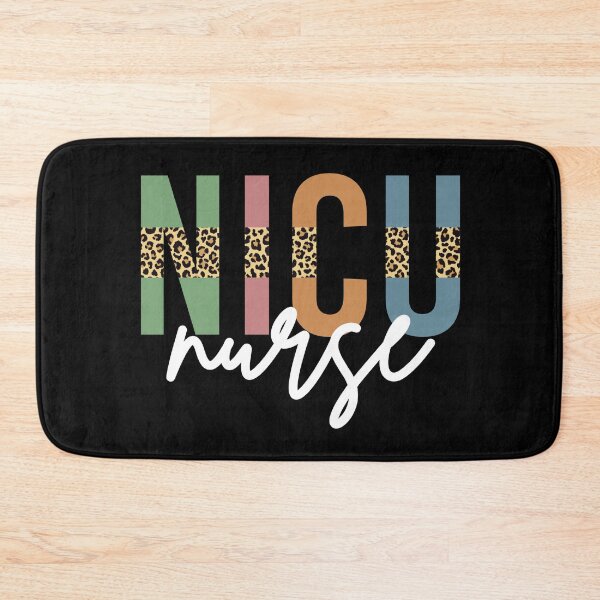 Item preview, NICU Nurse Cheetah print typography | Neonatal ICU Nursing | NICU Nurse appreciation gifts designed and sold by Violet Treasures.