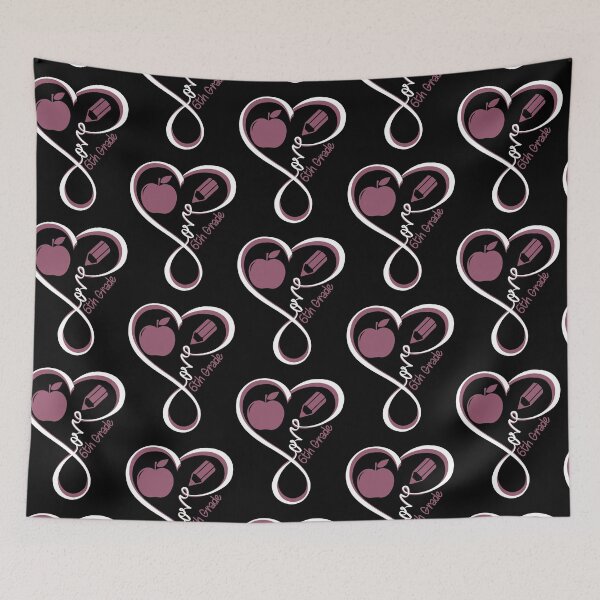Item preview, Love 6th Grade Heart designed and sold by luytkaka.