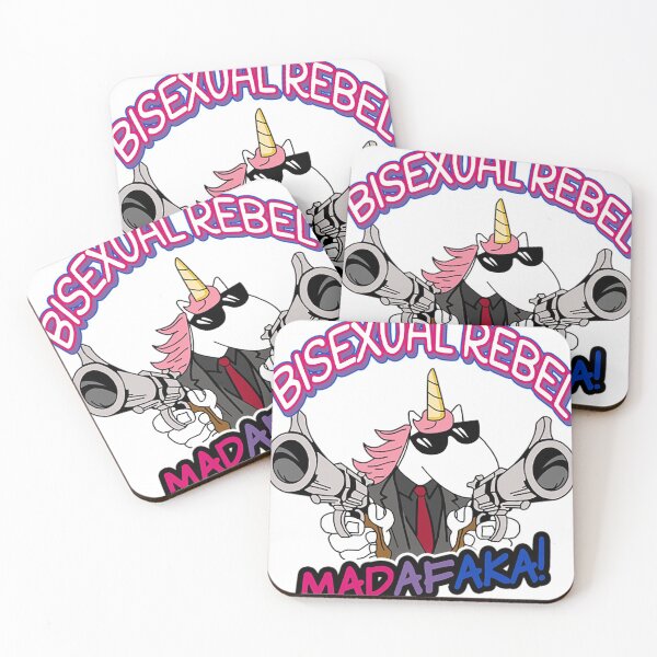 Item preview, Bisexual Rebel madafaka unicorn  designed and sold by wzaenyl012.