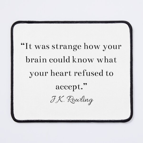 Item preview, Inspiring JK Rowling Quote Author Writer designed and sold by HoeneShirts.