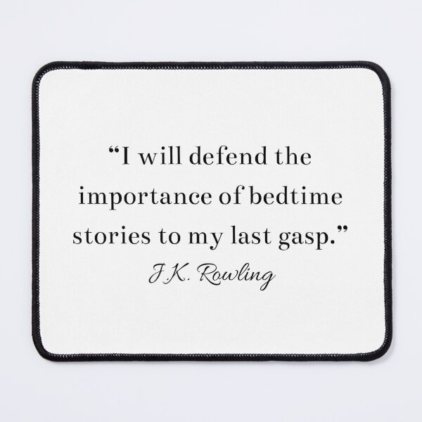 Item preview, Inspirational JK Rowling Quote Author Writer designed and sold by HoeneShirts.