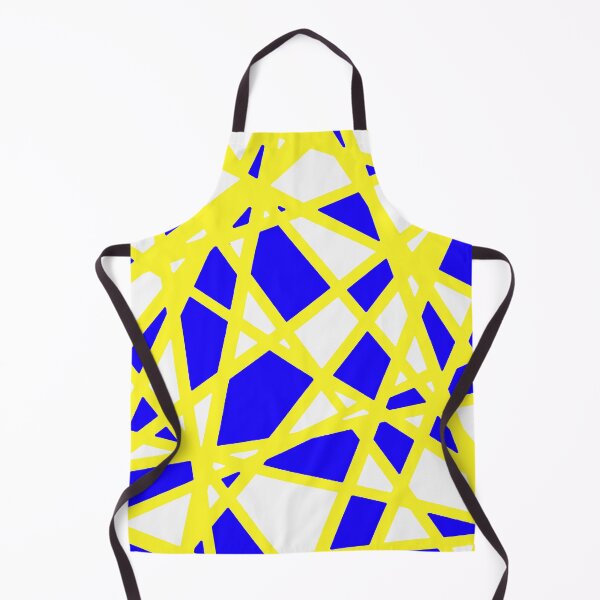 Item preview, Irregular White Shapes With Deep Blue Accents Abstract Art designed and sold by taiche.