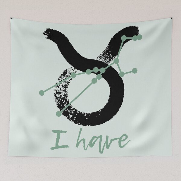 Item preview, Taurus Zodiac Affirmation designed and sold by mooneko.