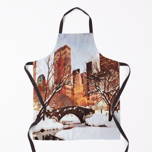 Item preview, Snowy City Park. Winter Cityscape designed and sold by ramonag1.