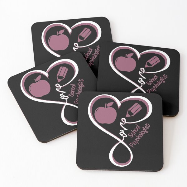 Item preview, Love School Psychologist Heart designed and sold by luytkaka.